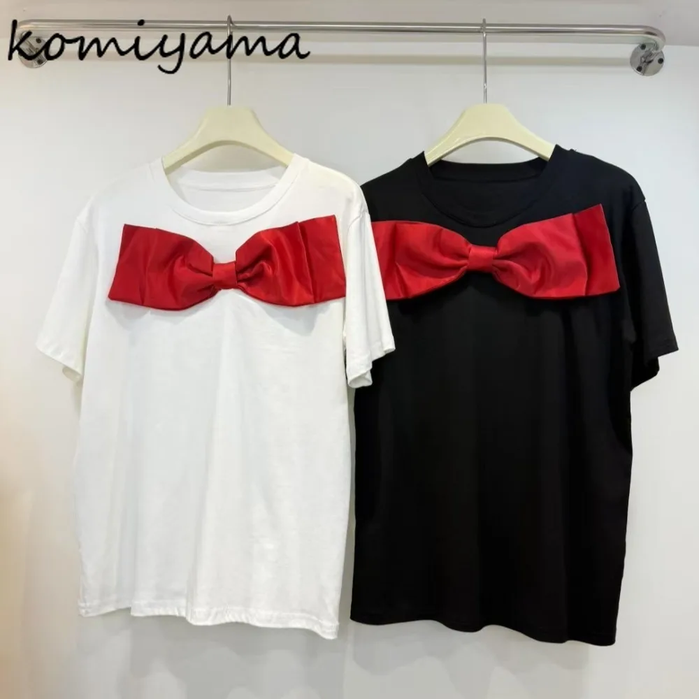 Contrast Spliced Ropa De Mujer O-neck Short Sleeve 2025 Woman Clothing Summer Clothes Loose Casual T Shirt Sweet Chic Roupas
Contrast Spliced Ropa De Mujer O-neck Short Sleeve 2025 Woman Clothing Summer Clothes Loose Casual T Shirt Sweet Chic Roupas