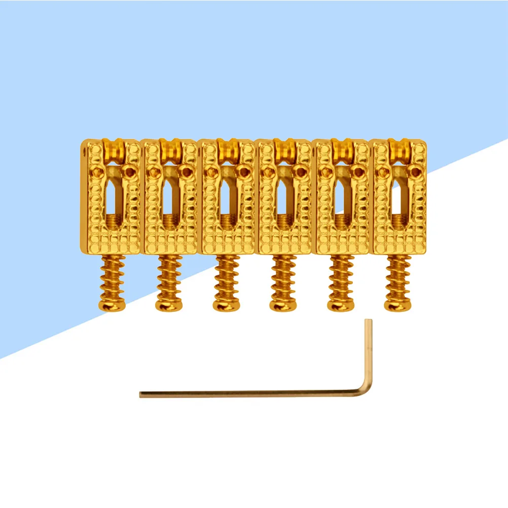 6pcs Snake Pattern Ball Bridge Electric Guitar Tremolo Saddle Durable Roller String Bridge With Screws Springs Wrench Easy
6pcs Snake Pattern Ball Bridge Electric Guitar Tremolo Saddle Durable Roller String Bridge With Screws Springs Wrench Easy