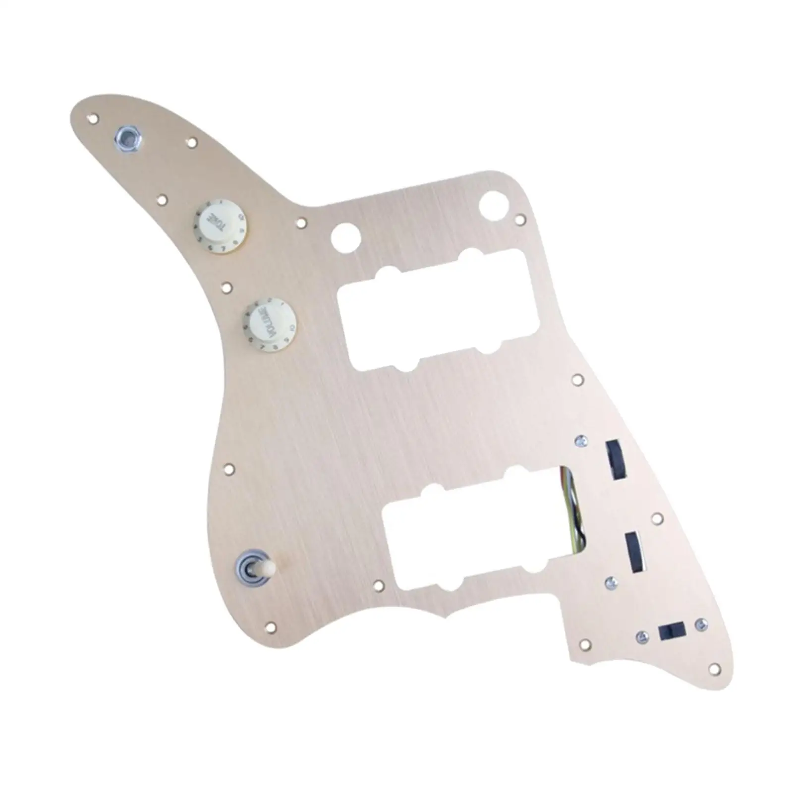 Guitar Pickguard Bridge Plate Scratch Resistant Aluminum Alloy 14.49x9.45inch Replacement Parts for Electric Guitar Setup
Guitar Pickguard Bridge Plate Scratch Resistant Aluminum Alloy 14.49x9.45inch Replacement Parts for Electric Guitar Setup