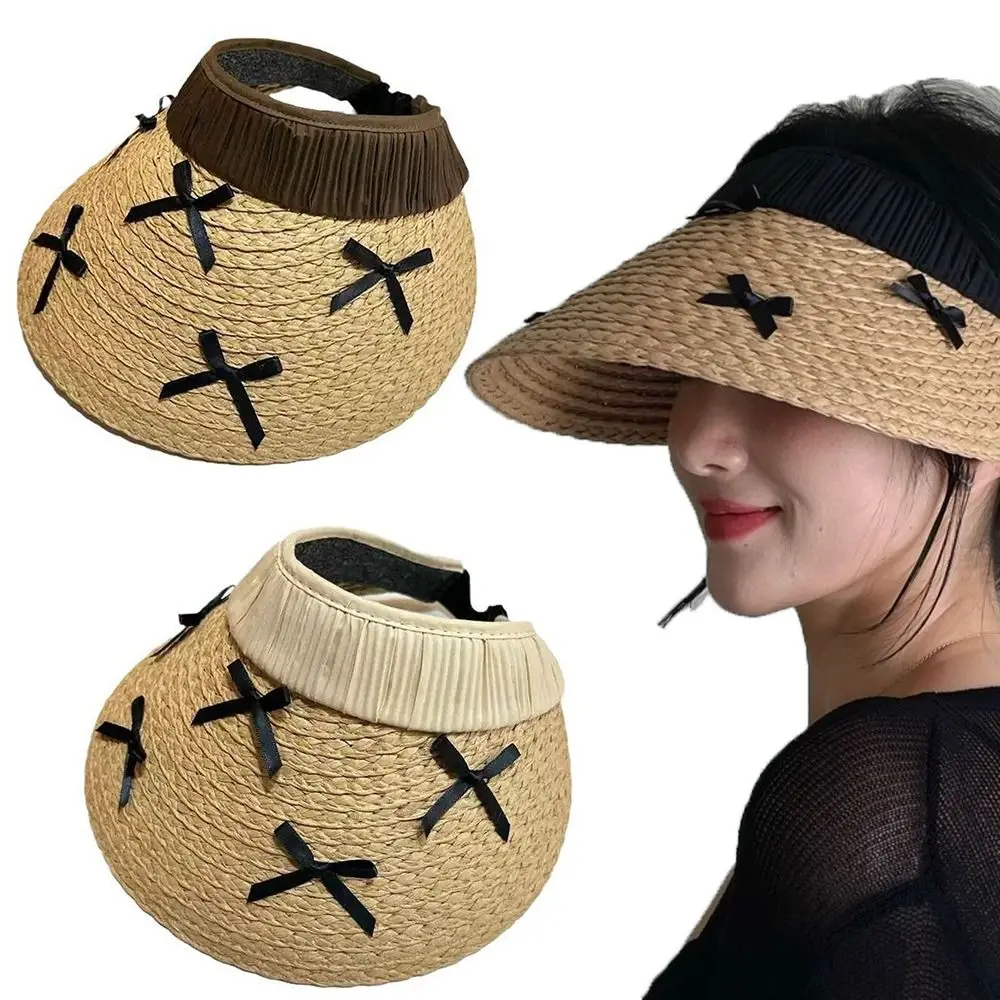 Hot Bow Sun Hat Hollow Anti-ultraviolet Beach Hat Wide Brim Adjustable Top Hat Women
Hot Bow Sun Hat Hollow Anti-ultraviolet Beach Hat Wide Brim Adjustable Top Hat Women