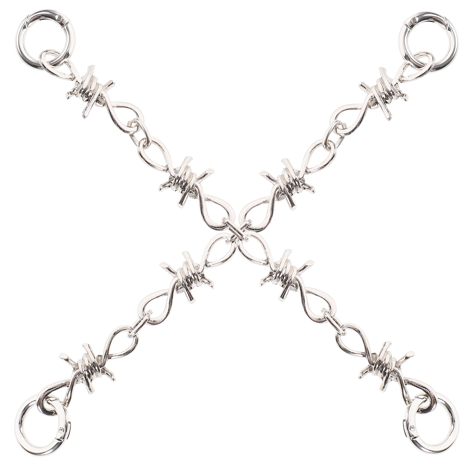 2 Pcs Metal Shoe Chain Punk Gothic Accessories Dark Style DIY Decorations for Sandals Holes Shoes Charm Jewelry
2 Pcs Metal Shoe Chain Punk Gothic Accessories Dark Style DIY Decorations for Sandals Holes Shoes Charm Jewelry