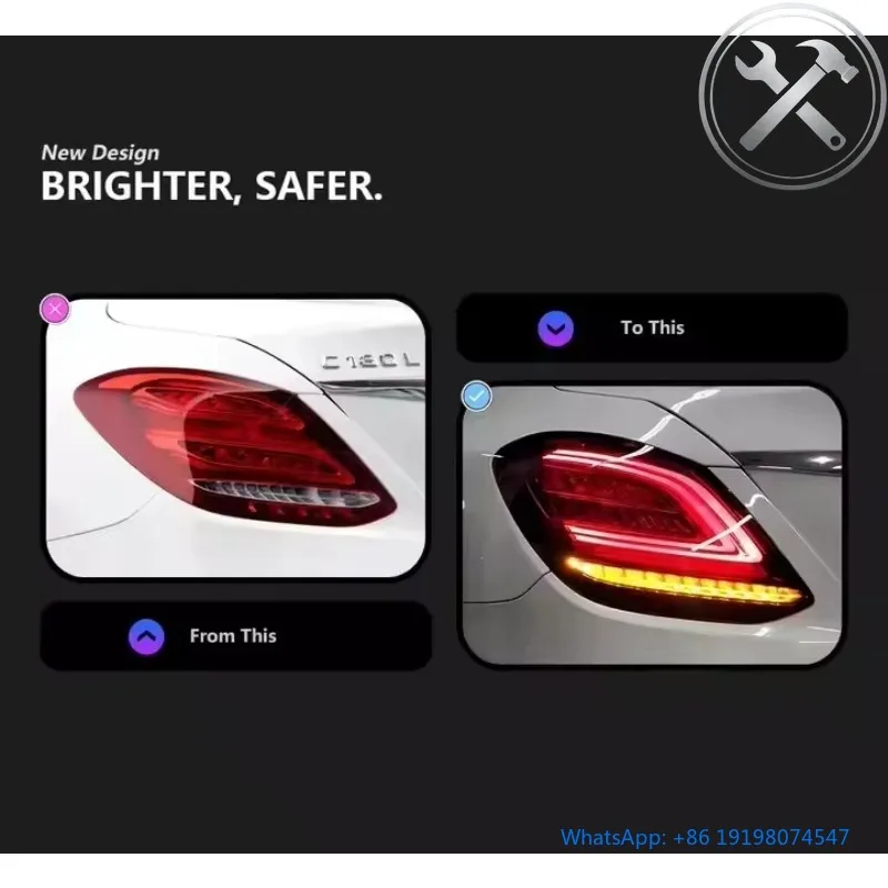 High Performance High Quality Plug And Play Full LED Taillights Assembly Clear Lens For Compact Sedan 2014-2019 White Rear Aut
High Performance High Quality Plug And Play Full LED Taillights Assembly Clear Lens For Compact Sedan 2014-2019 White Rear Aut