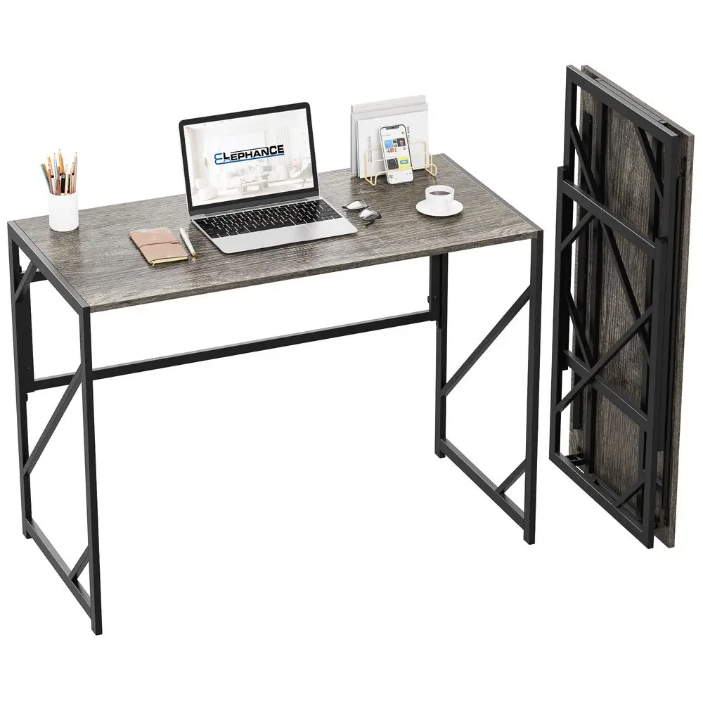 Folding Desk Writing Computer Desk for Home Office, NoAssembly Study Office Desk Foldable Table for Small Spaces
Folding Desk Writing Computer Desk for Home Office, NoAssembly Study Office Desk Foldable Table for Small Spaces