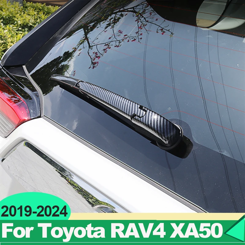 Для Toyota RAV4 XA50 2019 2020 2021 2022 2023 2024 RAV 4 Гибридный автомобильный задний багажник, стеклоочиститель от дождя, крышка, накладка, аксессуары 
Для Toyota RAV4 XA50 2019 2020 2021 2022 2023 2024 RAV 4 Гибридный автомобильный задний багажник, стеклоочиститель от дождя, крышка, накладка, аксессуары