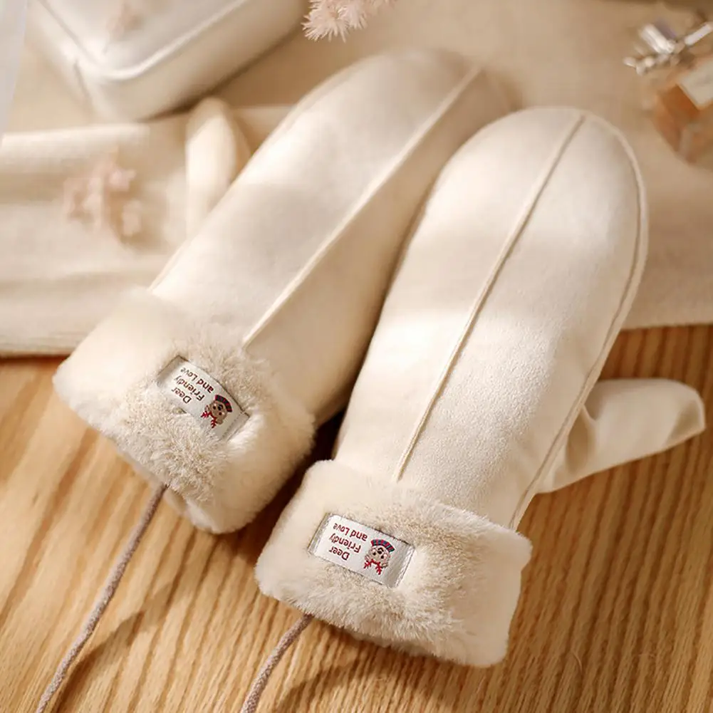 1 Pair Women Mittens Hanging Neck Rope Plush Animal Embroidery/Label Thickened Cute Super Soft Autumn Winter Girls Gloves
1 Pair Women Mittens Hanging Neck Rope Plush Animal Embroidery/Label Thickened Cute Super Soft Autumn Winter Girls Gloves