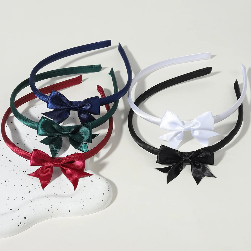 4/5PCS Of New Cute Solid Color Ribbon Handmade Hair Bow Hair Band for Baby Girl Headband Cute Children Baby Hair Accessoriy Gift
4/5PCS Of New Cute Solid Color Ribbon Handmade Hair Bow Hair Band for Baby Girl Headband Cute Children Baby Hair Accessoriy Gift