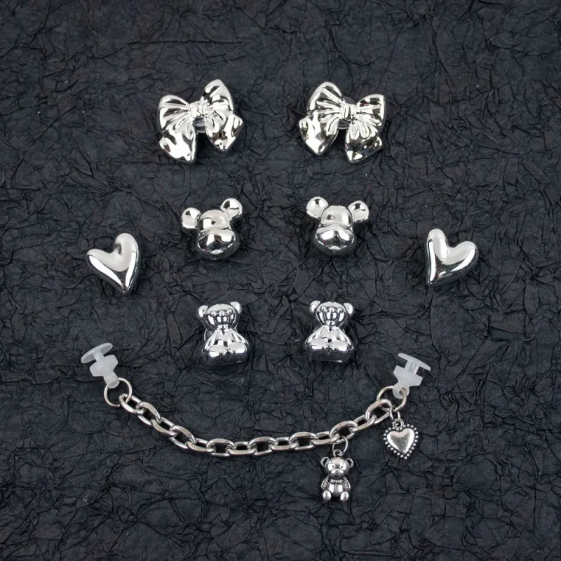 9PCS Bow Cartoon Bear Shoe Accessories Ins Popular Charms for Hole Lovely Adornment for Clogs Sandals Kids Boys Girls Gifts
9PCS Bow Cartoon Bear Shoe Accessories Ins Popular Charms for Hole Lovely Adornment for Clogs Sandals Kids Boys Girls Gifts