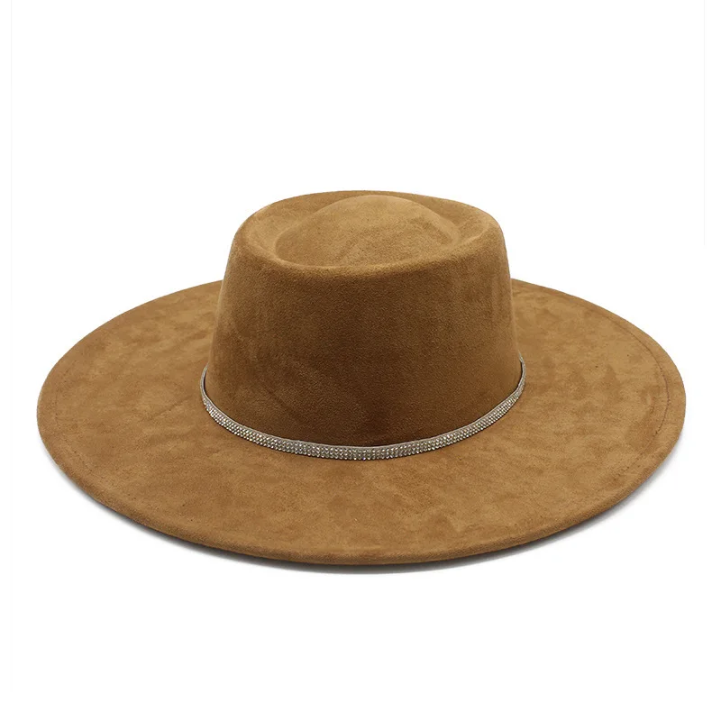 Suede Textured Top Hat Women, Versatile For Autumn And Winter, British French Felt Hat, Panama Brim
Suede Textured Top Hat Women, Versatile For Autumn And Winter, British French Felt Hat, Panama Brim