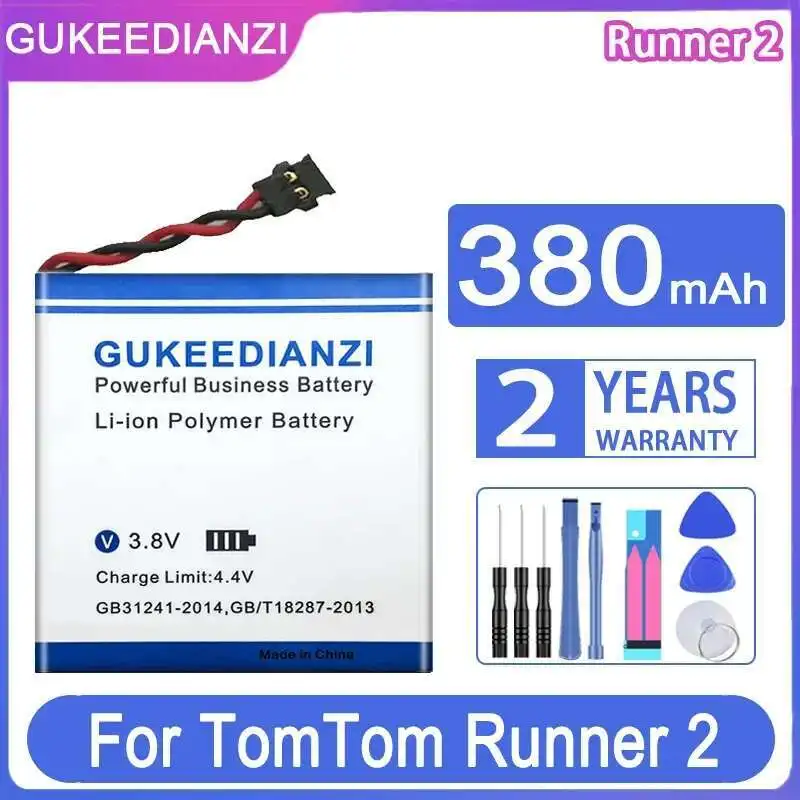 380Mah For Tomtom Runner 2 Smart Watch 332824 Smartwatch Battery Long-Lasting Performance
380Mah For Tomtom Runner 2 Smart Watch 332824 Smartwatch Battery Long-Lasting Performance
