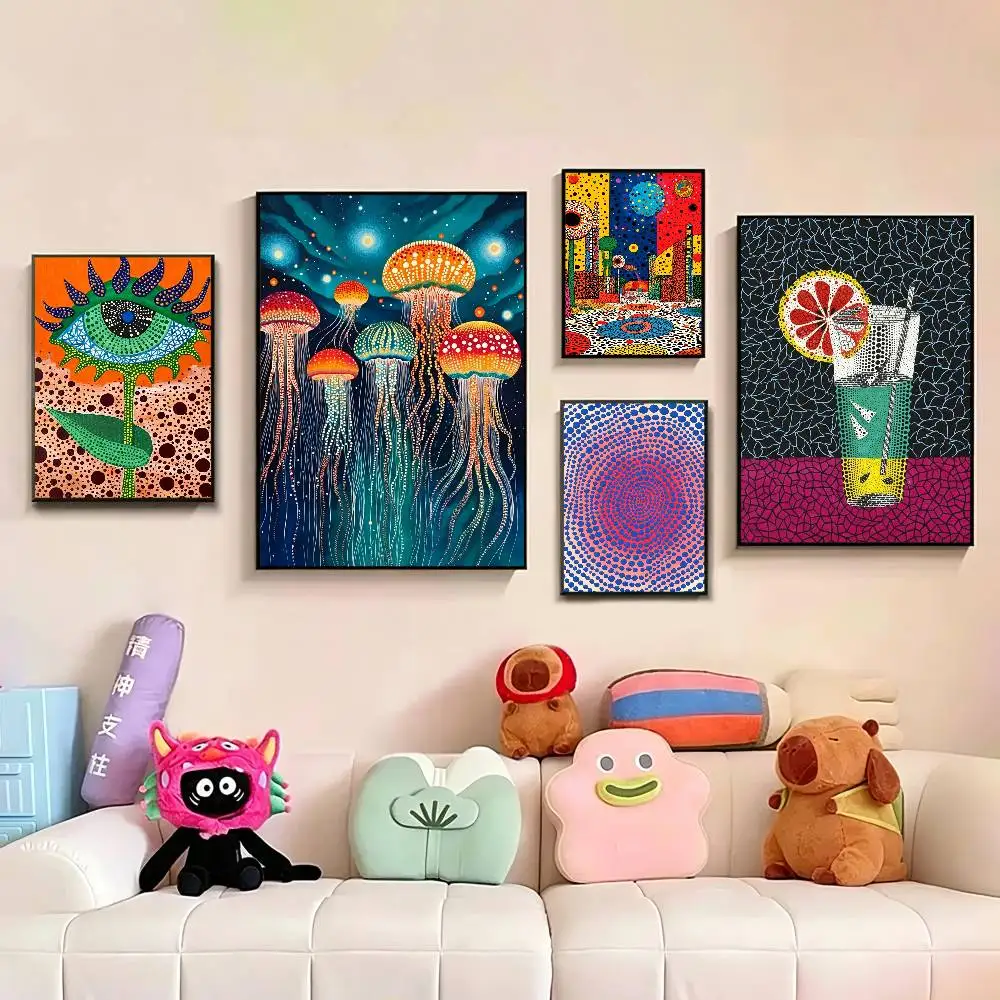 Y-Yayoi K-Kusama Art Poster Waterproof Wall Art Sticker For Bar Living Room Vintage Decor
Y-Yayoi K-Kusama Art Poster Waterproof Wall Art Sticker For Bar Living Room Vintage Decor