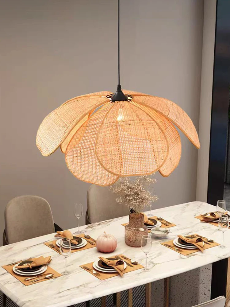 Japanese Wabi Sabi Handmade Rattan Led Pendant Lights Restaurant Bedroom B&B Chandelier Living Room Decor Hanging Lamps Fixtures
Japanese Wabi Sabi Handmade Rattan Led Pendant Lights Restaurant Bedroom B&B Chandelier Living Room Decor Hanging Lamps Fixtures