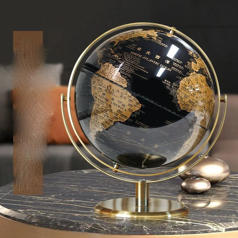 Household Rotating Globe Decorative Ornament Light Luxury Office Study Living Room Desktop Ornaments Home Decoration CraftsLI452
Household Rotating Globe Decorative Ornament Light Luxury Office Study Living Room Desktop Ornaments Home Decoration CraftsLI452