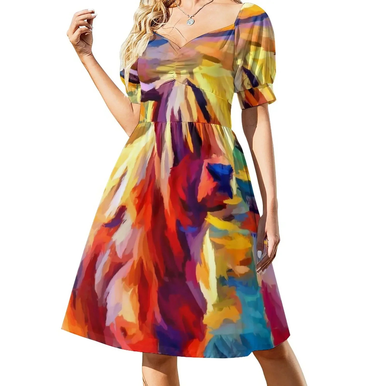 Highland Cow 4 Short-Sleeved Dress women's evening dresses women dresses summer dress woman 2025 trendy
Highland Cow 4 Short-Sleeved Dress women's evening dresses women dresses summer dress woman 2025 trendy