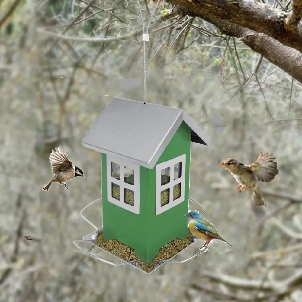 Bird Raising Tool Iron Bird Feeder Durable Cute Bird Food Dispenser Waterproof Multi-purpose Bird Feeding Dish Yard
Bird Raising Tool Iron Bird Feeder Durable Cute Bird Food Dispenser Waterproof Multi-purpose Bird Feeding Dish Yard