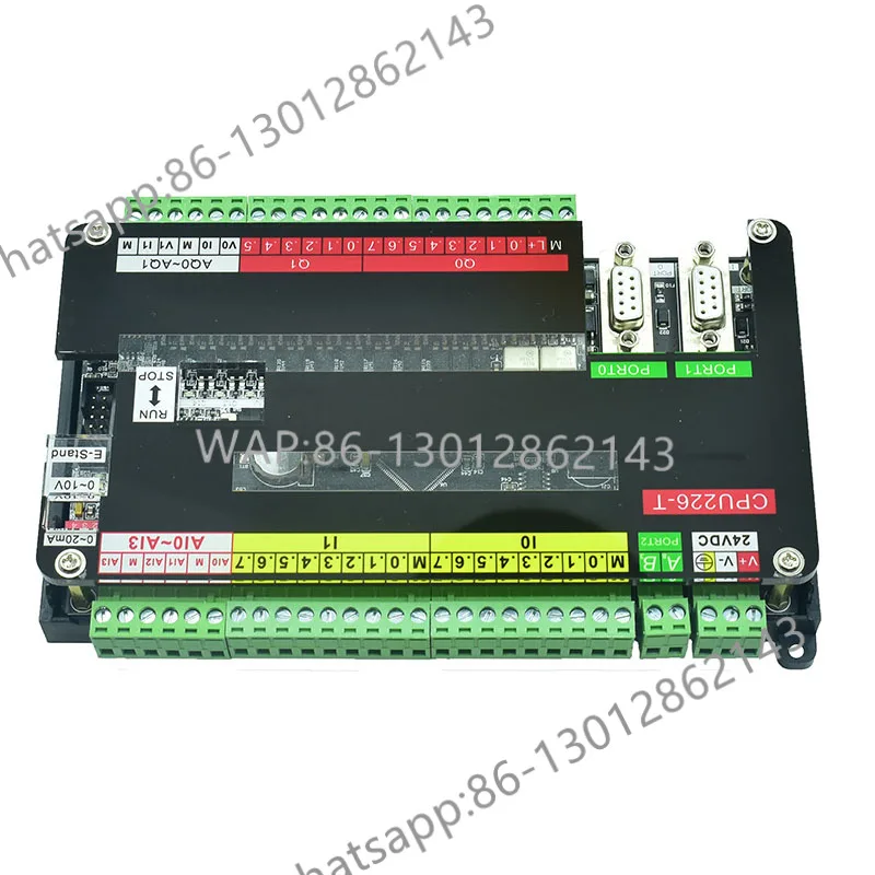 Плата промышленного управления ПЛК S7-200, бытовой процессор226cn, простой пластинчатый модуль с аналоговым программируемым контроллером 16 входов, 14 выходов, 24 В постоянного тока
Плата промышленного управления ПЛК S7-200, бытовой процессор226cn, простой пластинчатый модуль с аналоговым программируемым контроллером 16 входов, 14 выходов, 24 В постоянного тока