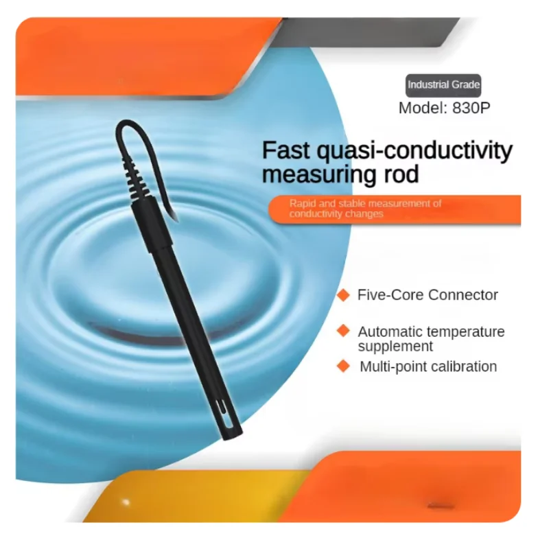 AZ830P conductivity test rod probe electrode for 86505, 86555, 8302, 8303, 8302, 8306
AZ830P conductivity test rod probe electrode for 86505, 86555, 8302, 8303, 8302, 8306