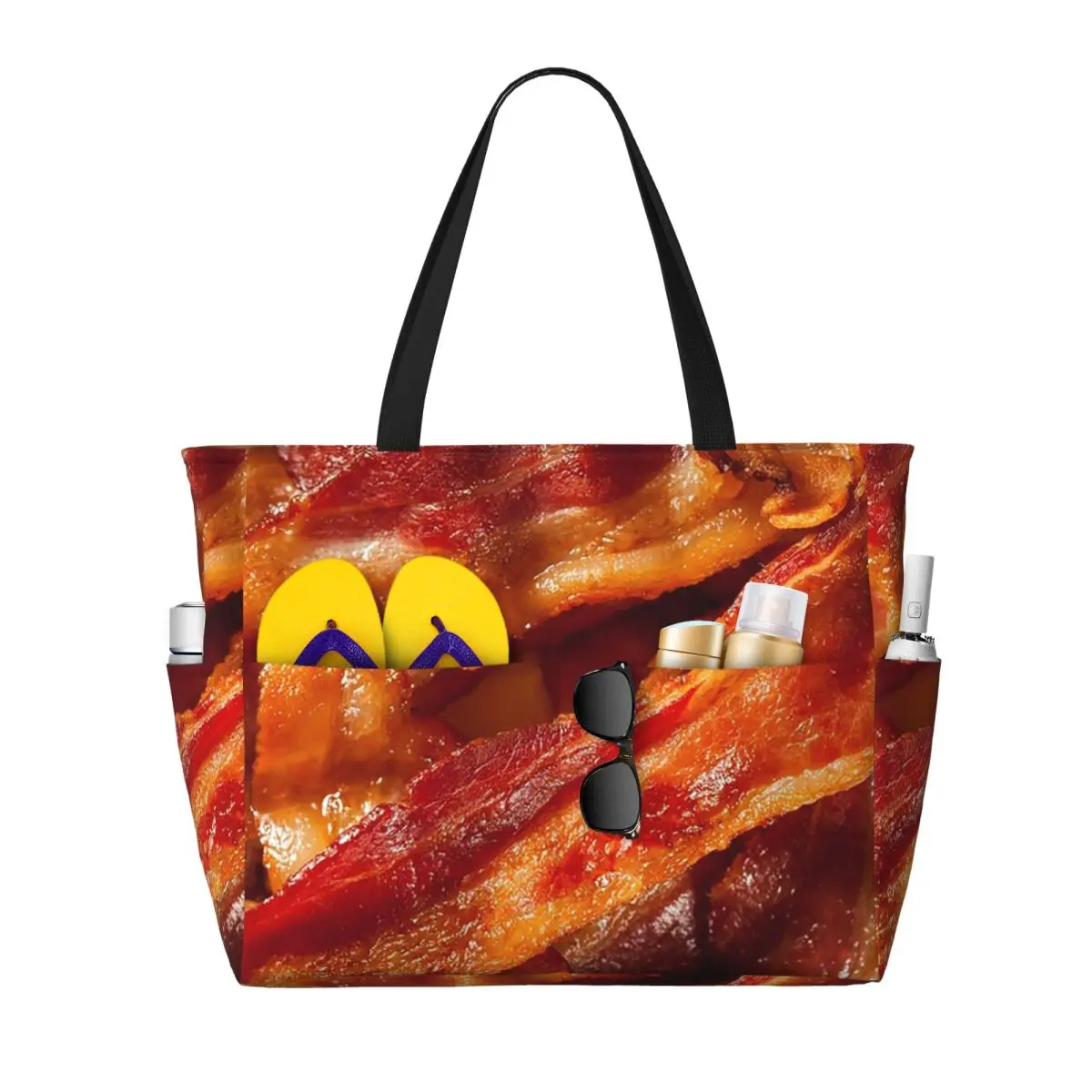 Crispy Bacon Texture Meat Lovers Beach Tote Bag Sport Gym Yoga Duffle Large Tote Bag Women Travel Bag Fitness bag
Crispy Bacon Texture Meat Lovers Beach Tote Bag Sport Gym Yoga Duffle Large Tote Bag Women Travel Bag Fitness bag