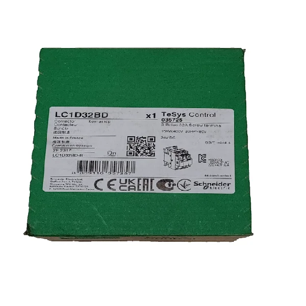 Contactor Lc1d32bd 24vdc Coil 32a Brand New Original Spot Plc
Contactor Lc1d32bd 24vdc Coil 32a Brand New Original Spot Plc