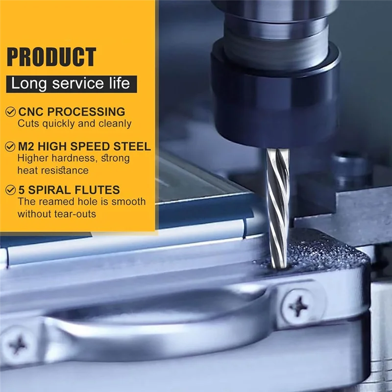 HSS Bridge Construction Reamer Set,3/8In 1/2In 5/8In 3/4In 1In Taper Bridge Reamer Drill Bit For Steel Metal Wood-AA70
HSS Bridge Construction Reamer Set,3/8In 1/2In 5/8In 3/4In 1In Taper Bridge Reamer Drill Bit For Steel Metal Wood-AA70