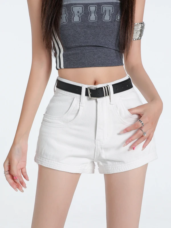 Sexy Slimming White Denim Shorts Women's Summer New Style American Hot Girl Ultra Short A-Line Hot Pants Casual Vintage Pattern
Sexy Slimming White Denim Shorts Women's Summer New Style American Hot Girl Ultra Short A-Line Hot Pants Casual Vintage Pattern