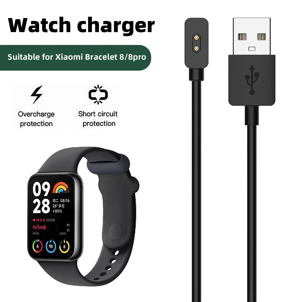 USB Charging Cord for Xiaomi Mi Band 8/8 Pro Redmi Watch 4 3/lite /youth active Smart Replacement Fast Charger Cable Power
USB Charging Cord for Xiaomi Mi Band 8/8 Pro Redmi Watch 4 3/lite /youth active Smart Replacement Fast Charger Cable Power