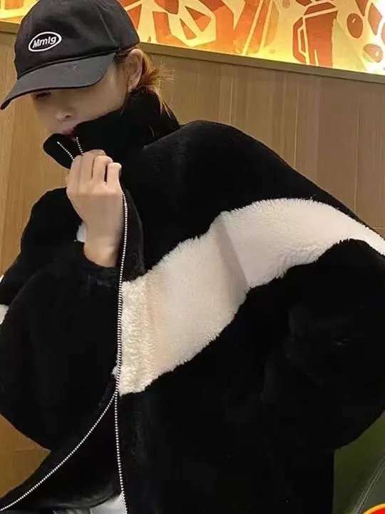 High-End Brand ort Lamb Fur Jaet Winter Thiened Large Size Color Blo Simulation eep Scissors Women's Coat Korean Sle
High-End Brand ort Lamb Fur Jaet Winter Thiened Large Size Color Blo Simulation eep Scissors Women's Coat Korean Sle