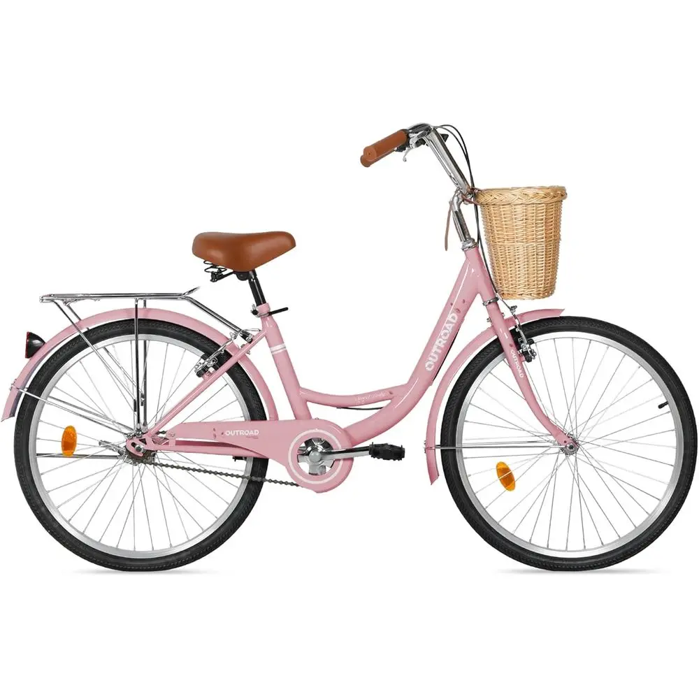 Beach Cruiser Bike or Adult, Womens ycle with Rattan ront Basket, 26 Inch Comort Bikes with Adjustable Seat and Dual V-Brake (Pi
Beach Cruiser Bike or Adult, Womens ycle with Rattan ront Basket, 26 Inch Comort Bikes with Adjustable Seat and Dual V-Brake (Pi