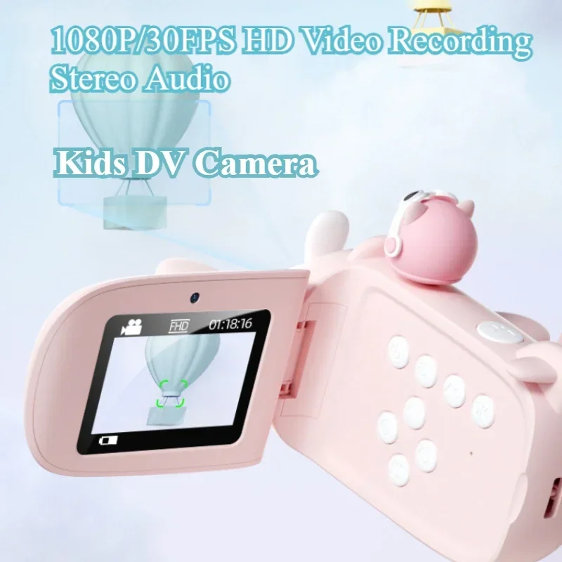 Children's Video Camera 1080P HD Auto Focus Digital Camera Kids DV Cartoon Mini Portable Selfie Camera Girls Boys Gifts Toys
Children's Video Camera 1080P HD Auto Focus Digital Camera Kids DV Cartoon Mini Portable Selfie Camera Girls Boys Gifts Toys