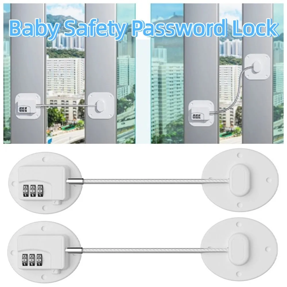 2Pcs 3-digit Baby Safety Password Lock Multi-Functional Anti-Pinch Hand Cabinet Fridge Door Lock No Punching Strong Fix
2Pcs 3-digit Baby Safety Password Lock Multi-Functional Anti-Pinch Hand Cabinet Fridge Door Lock No Punching Strong Fix