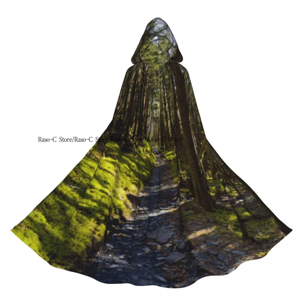 Unisex Witch Party Reversible Hooded Adult Vampires Cape Cloak Rocky Trail Through Sunny Pine Forest
Unisex Witch Party Reversible Hooded Adult Vampires Cape Cloak Rocky Trail Through Sunny Pine Forest
