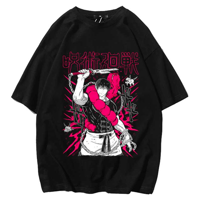 Summer Spell Return Battle Short Sleeve T-Shirt Men's and Women's Printing Pattern Japanese Animation Second Dimensional Couple
Summer Spell Return Battle Short Sleeve T-Shirt Men's and Women's Printing Pattern Japanese Animation Second Dimensional Couple