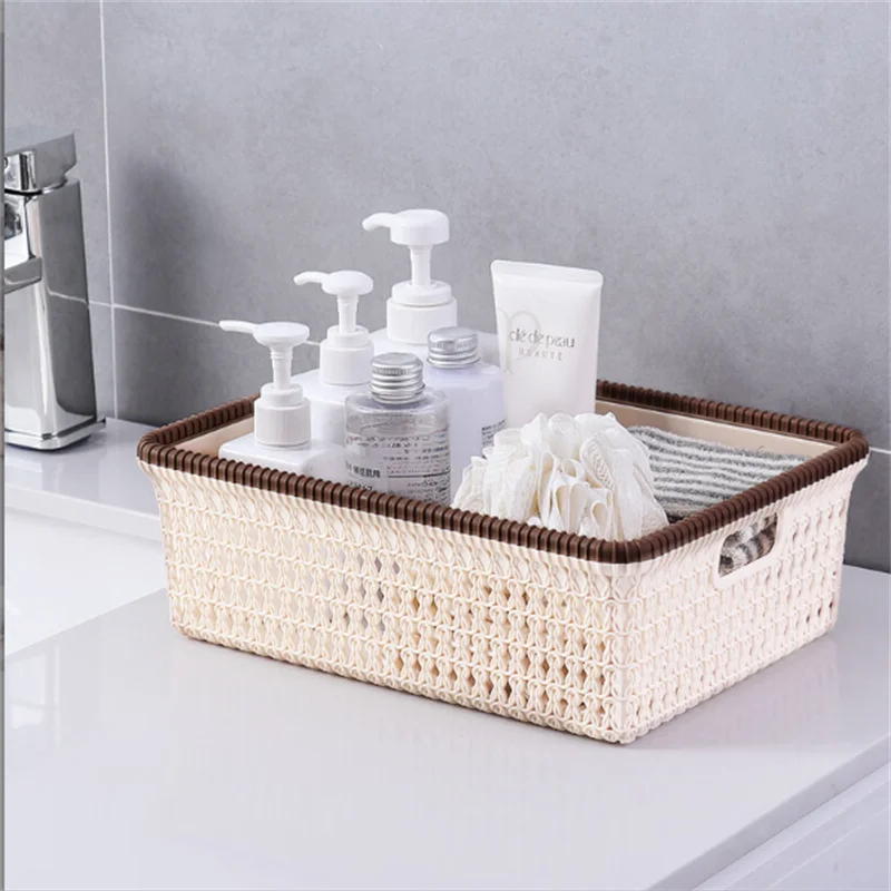 Imitation rattan desktop storage box, household miscellaneous basket, small basket, toy storage basket, snack storage basket
Imitation rattan desktop storage box, household miscellaneous basket, small basket, toy storage basket, snack storage basket