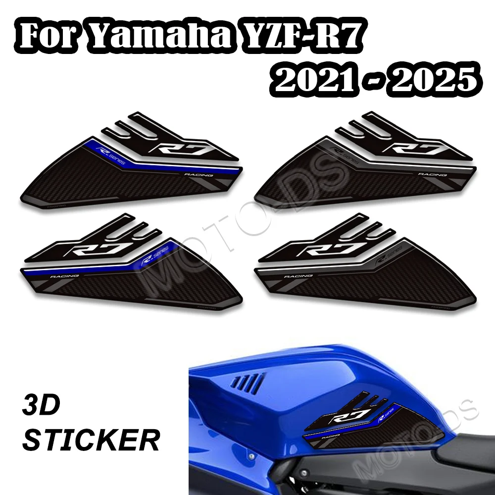 YZFR7 2021-2025 Motorcycle For Yamaha YZF-R7 YZF R7 Tank Pad 3D Cap Grips Gas Fuel Kit Knee Protection Stickers Decals 2024
YZFR7 2021-2025 Motorcycle For Yamaha YZF-R7 YZF R7 Tank Pad 3D Cap Grips Gas Fuel Kit Knee Protection Stickers Decals 2024