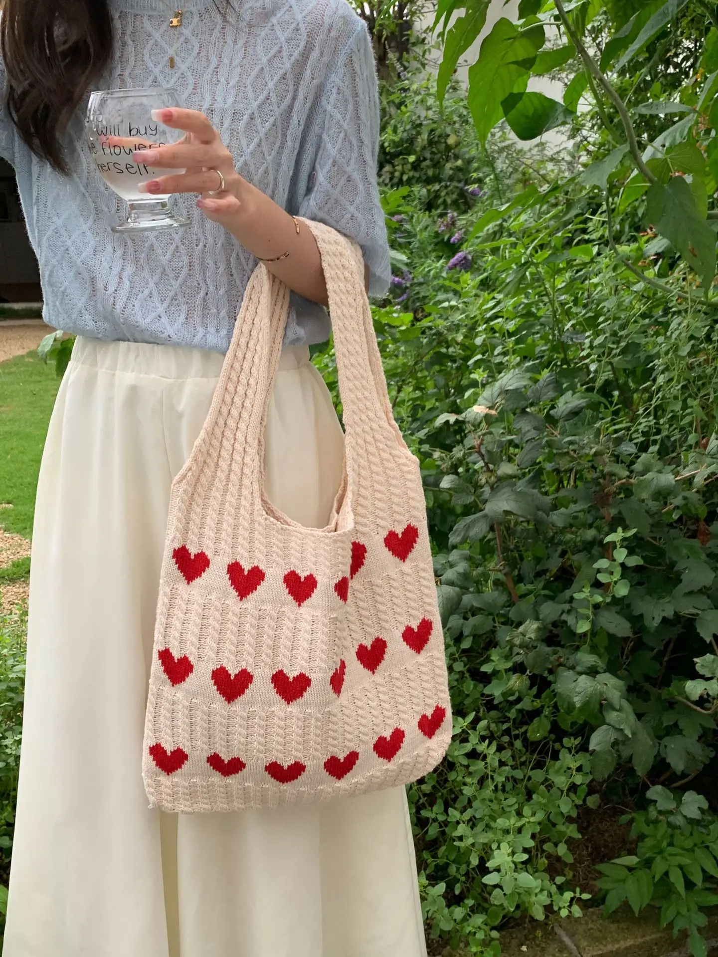 Casual Knitted Love Handbags Female Large Capacity Totes Women's Shoulder Bag Female Purses Casual Shopping Tote Bags
Casual Knitted Love Handbags Female Large Capacity Totes Women's Shoulder Bag Female Purses Casual Shopping Tote Bags