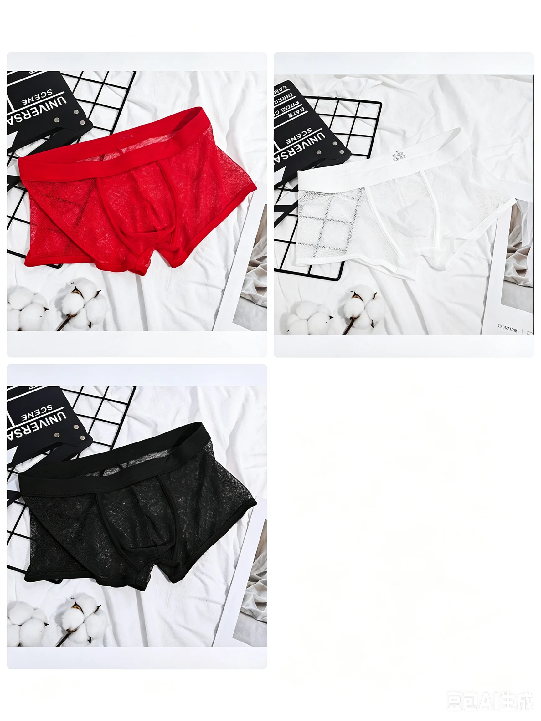 2pc Randomly Men Mesh Boxer Briefs Breathable See Through Underwear 3D Pouch Soft Stretch Low Waist Male Underpants
2pc Randomly Men Mesh Boxer Briefs Breathable See Through Underwear 3D Pouch Soft Stretch Low Waist Male Underpants
