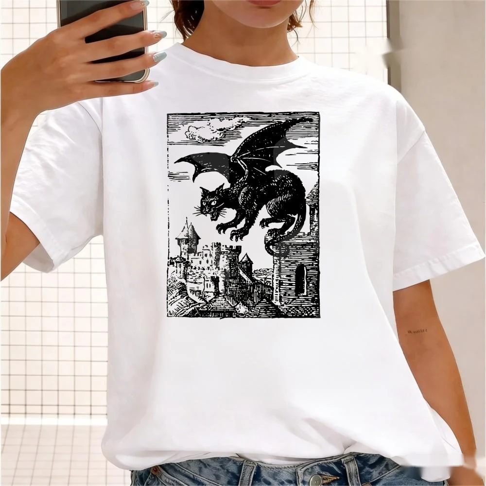Medieval Cat Dragon Graphic Tshirt Vintage 90s Tee Renaissance Art Shirt Funny Cat Lover Gift Y2k Shirt Women Men Unisex Tops
Medieval Cat Dragon Graphic Tshirt Vintage 90s Tee Renaissance Art Shirt Funny Cat Lover Gift Y2k Shirt Women Men Unisex Tops
