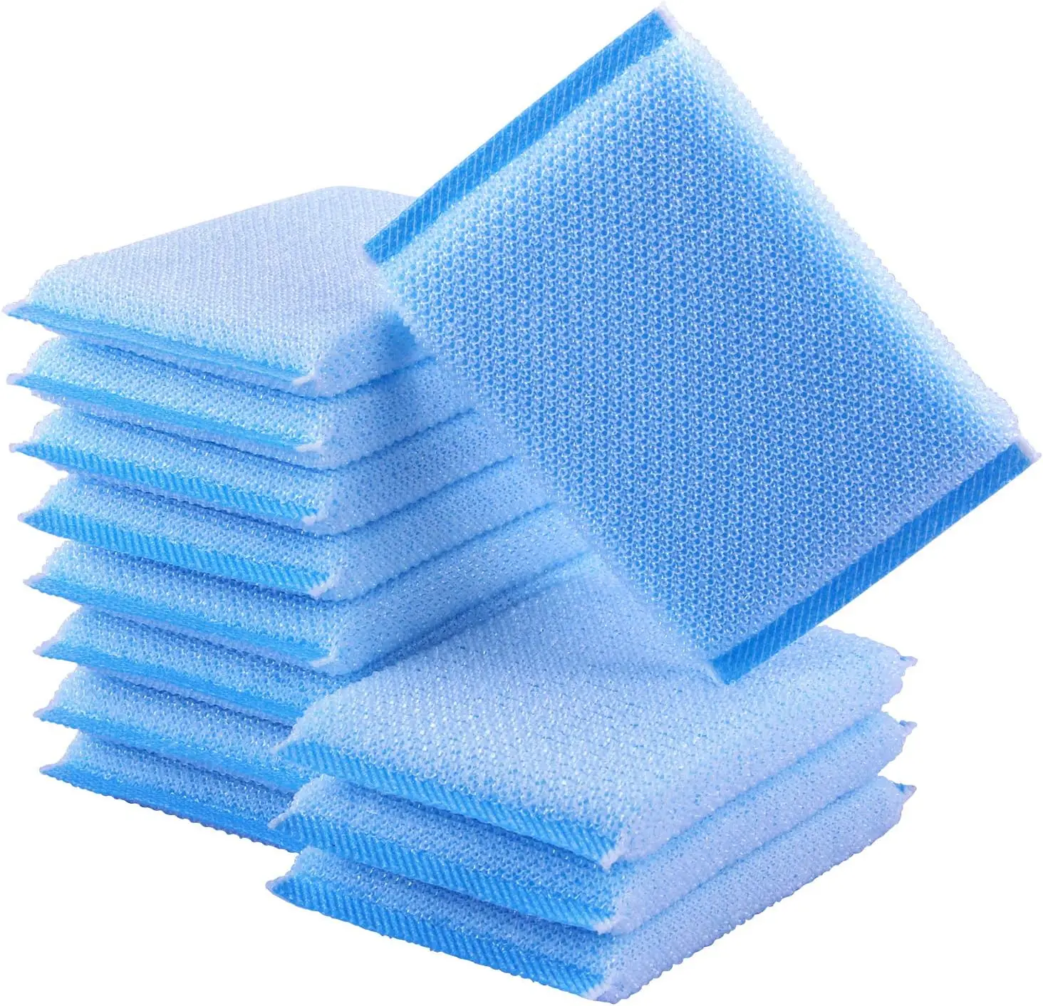 12-Pack Nylon Scrub Pads, Long-Lasting Reusable Dish Sponges for Kitchen & Bathroom
12-Pack Nylon Scrub Pads, Long-Lasting Reusable Dish Sponges for Kitchen & Bathroom