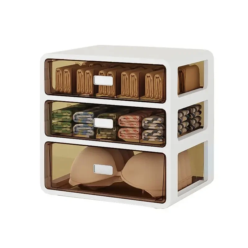 Storage Box Underwear Drawer Type Household Wardrobe Compartments for Bra Underwear Socks Three-In-One Organizer Home Storage
Storage Box Underwear Drawer Type Household Wardrobe Compartments for Bra Underwear Socks Three-In-One Organizer Home Storage