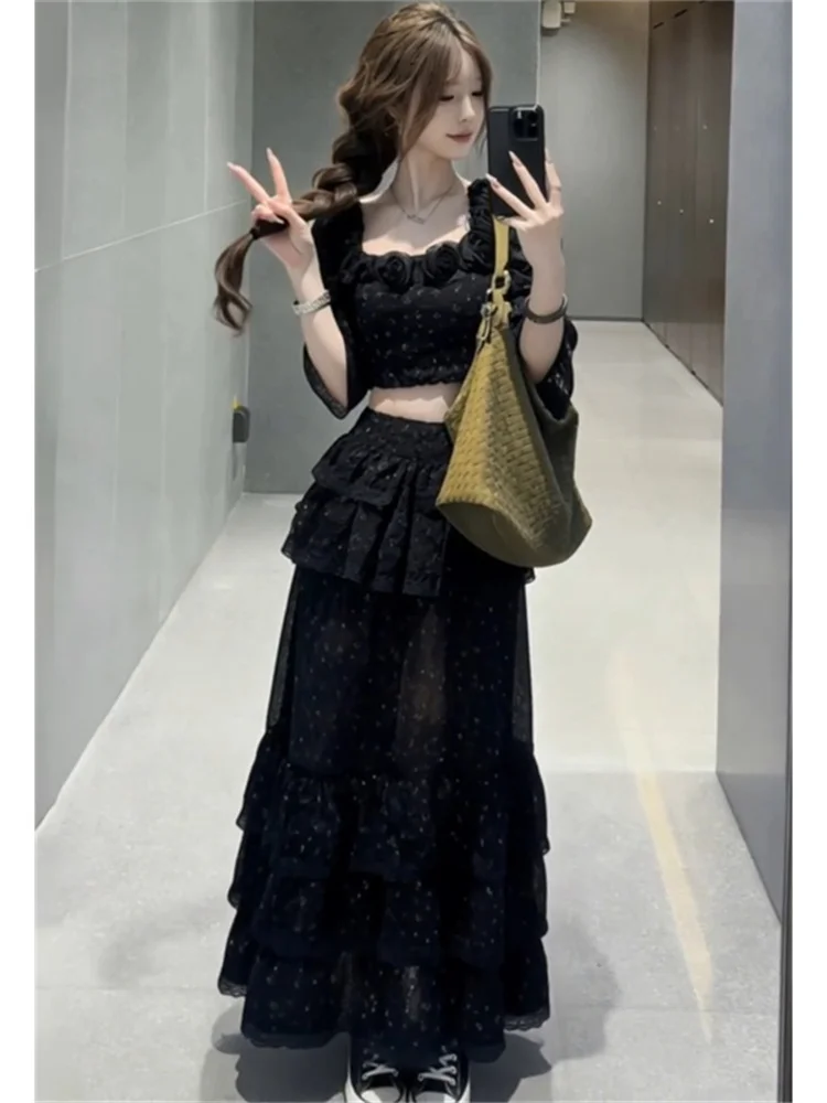 Early Spring Gentle Style Women's Fashion Set with Flattering Skirt And Slimming Top plus Size High Waist Midi Skirt
Early Spring Gentle Style Women's Fashion Set with Flattering Skirt And Slimming Top plus Size High Waist Midi Skirt