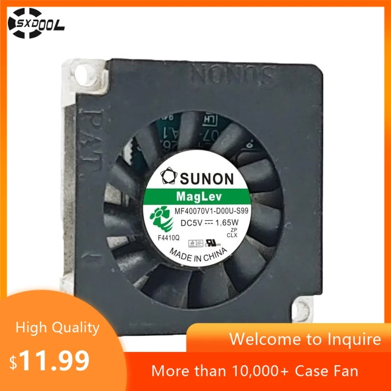 Для Sunon MF40070V1-D00U-S99 40x40x7 мм DC 5 В ультратонкий центробежный вентилятор USB
Для Sunon MF40070V1-D00U-S99 40x40x7 мм DC 5 В ультратонкий центробежный вентилятор USB