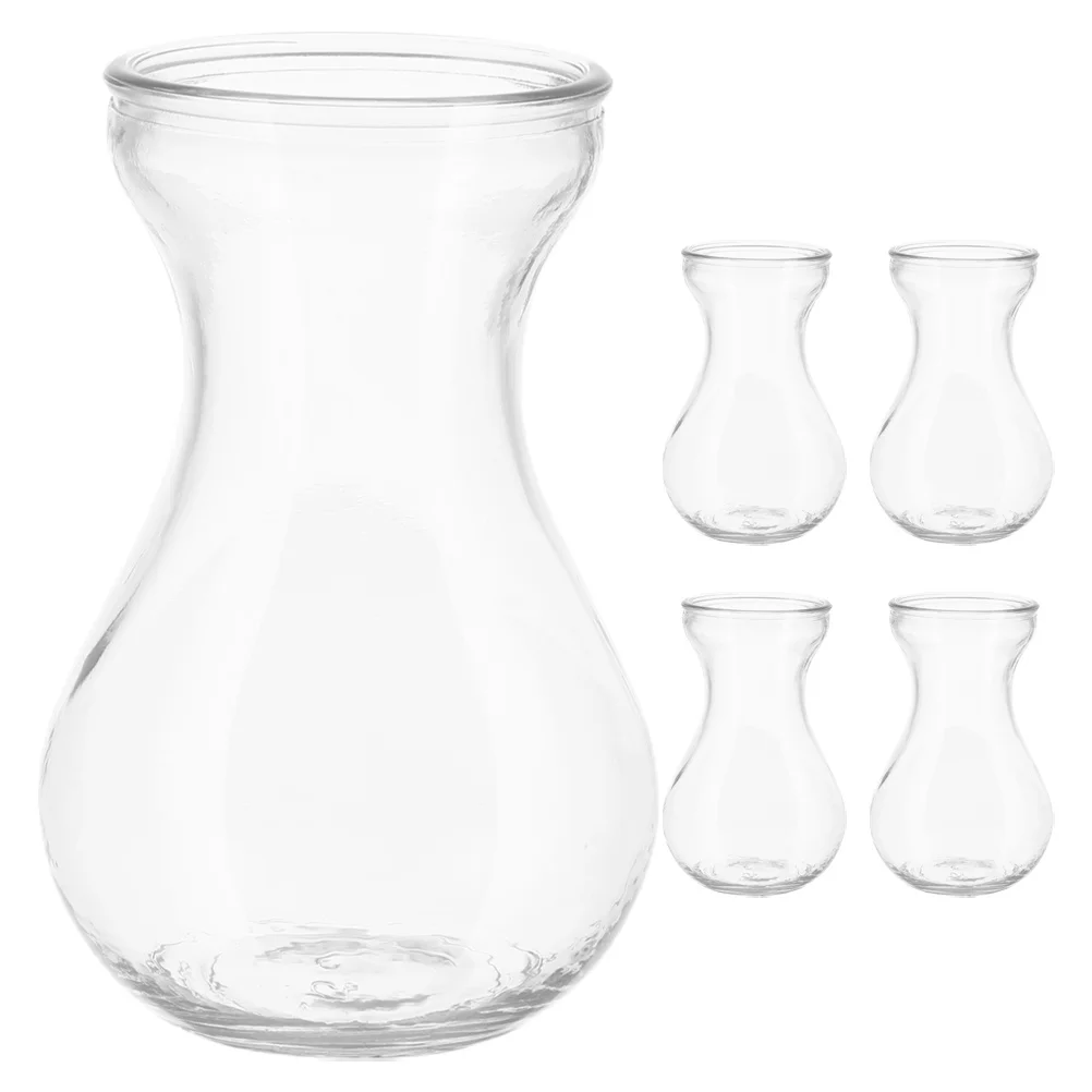 5Pcs Glass Vase for Home Decorative Flower Vase Table Centerpiece Desktop Plant Holder Clear Vases for Fresh Or Dried Flowers
5Pcs Glass Vase for Home Decorative Flower Vase Table Centerpiece Desktop Plant Holder Clear Vases for Fresh Or Dried Flowers