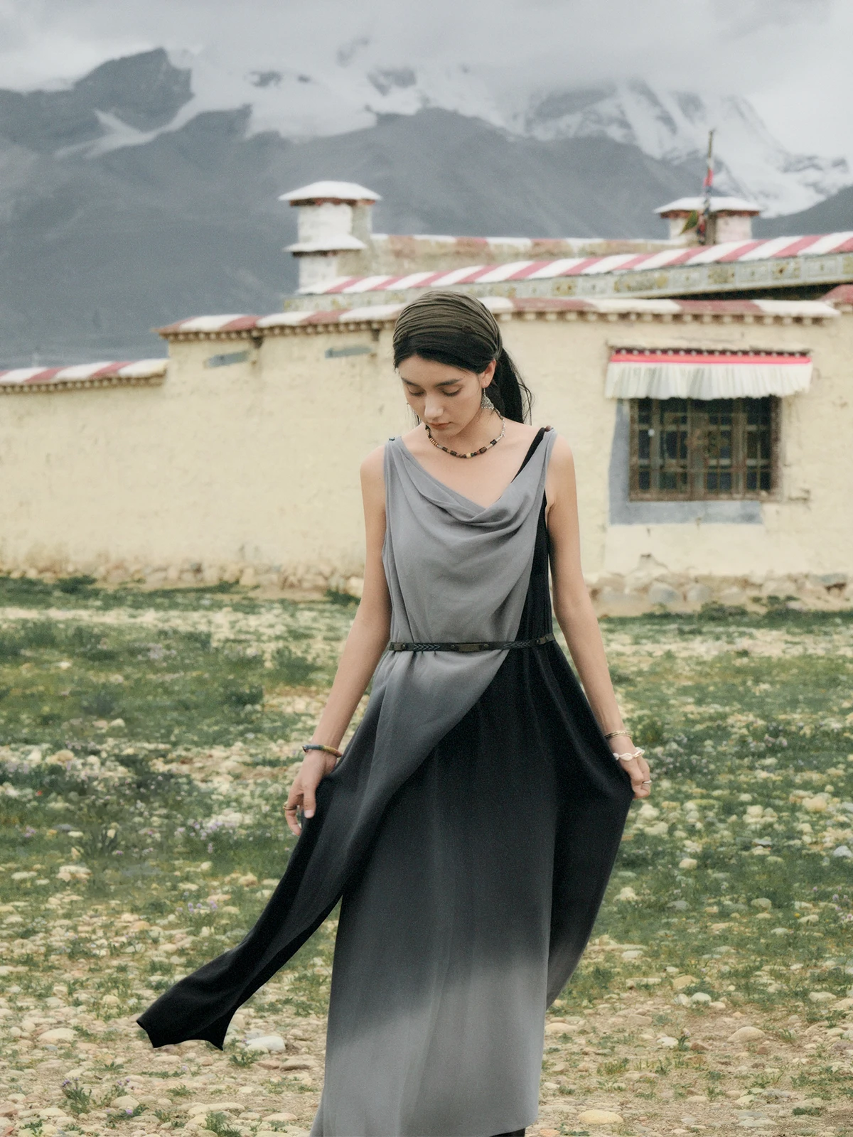 Morning Mist New Chinese Sle ay Tone Zen Deconstructed Long Dr Summer Women's Gown adient Color 3D Neline Dr
Morning Mist New Chinese Sle ay Tone Zen Deconstructed Long Dr Summer Women's Gown adient Color 3D Neline Dr