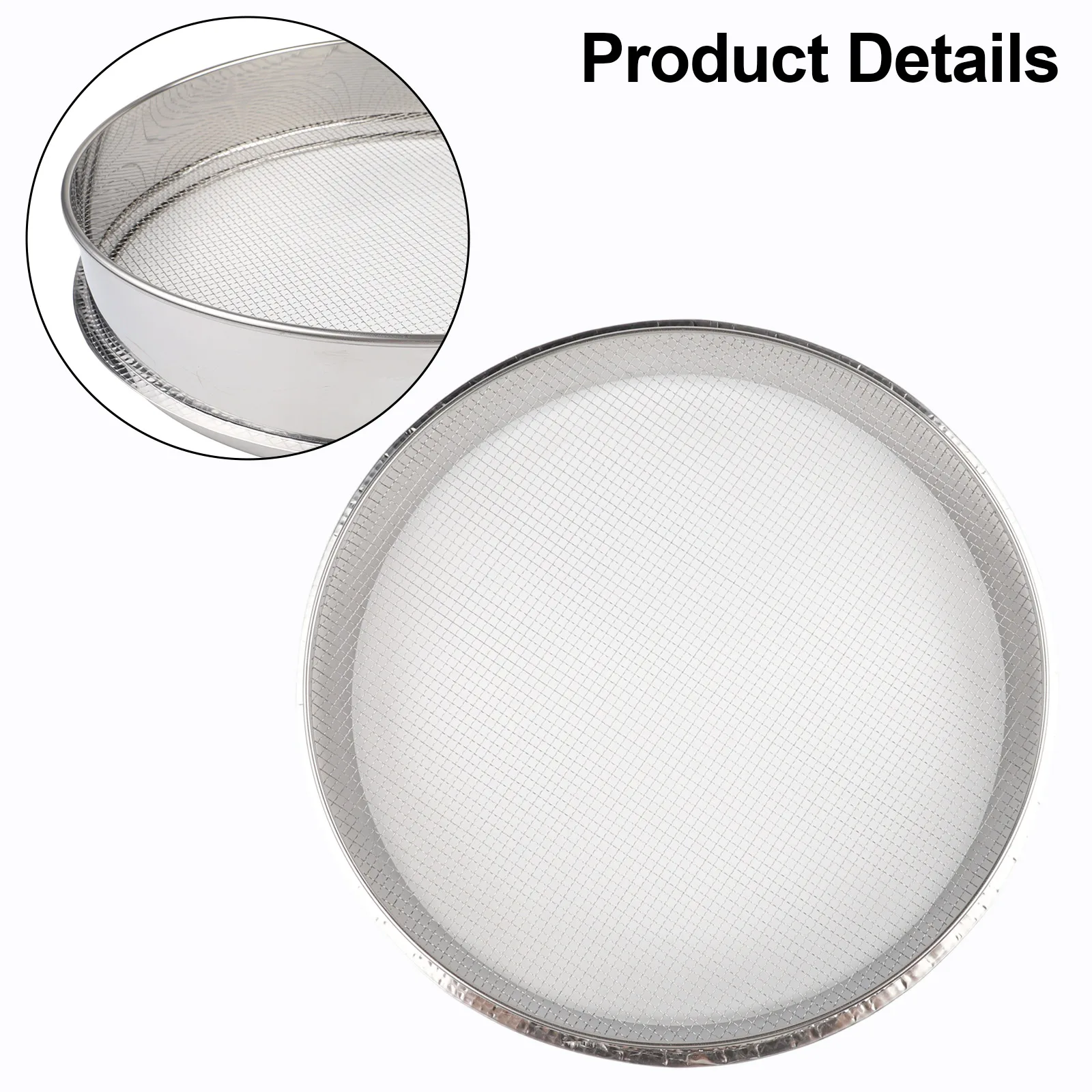 40cm Flour Sieve Fine Mesh Filter Gentle Shaking Large Amount Of Flour Oil Sieve Quick And Convenient Separate Flour
40cm Flour Sieve Fine Mesh Filter Gentle Shaking Large Amount Of Flour Oil Sieve Quick And Convenient Separate Flour