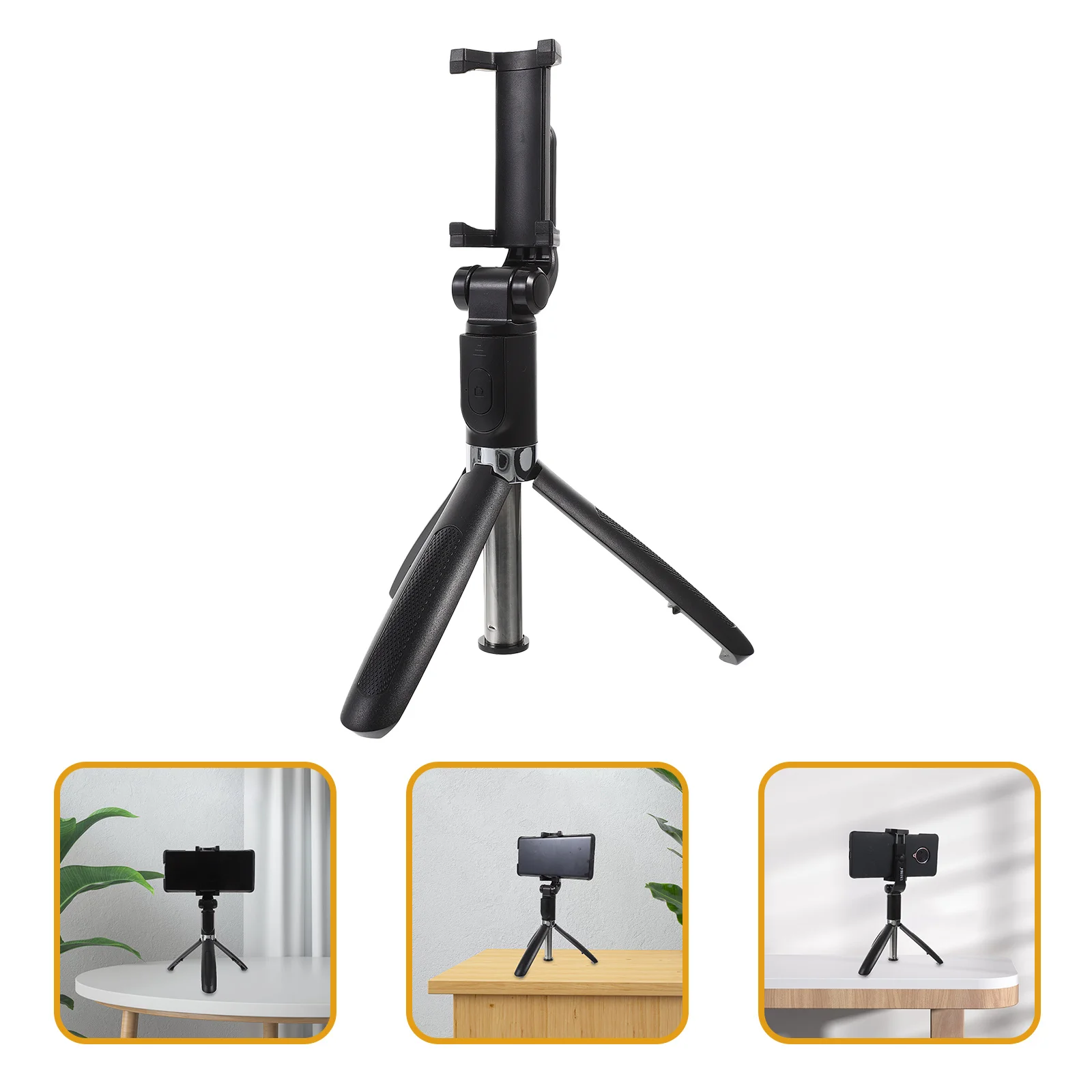 Mobile Phone Holder Tripod Black Lightweight Compact Wireless Self-Timer Remote Control Selfie Stick for 51 Above 43
Mobile Phone Holder Tripod Black Lightweight Compact Wireless Self-Timer Remote Control Selfie Stick for 51 Above 43