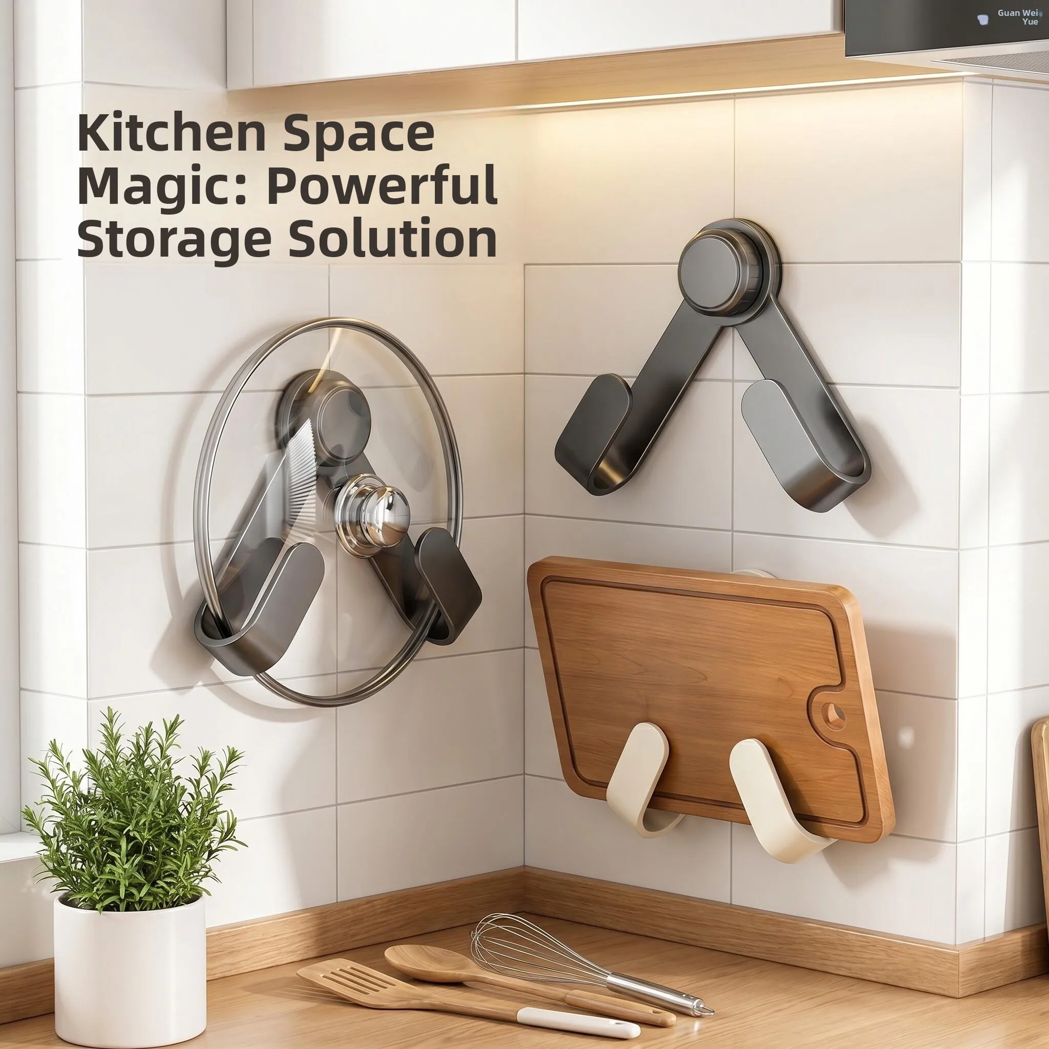 Kitchen Storage Rack Household Wall Mounted Cream Suction Rotating Pot Lid Holder No Drilling Required Metal Storage Shelf
Kitchen Storage Rack Household Wall Mounted Cream Suction Rotating Pot Lid Holder No Drilling Required Metal Storage Shelf