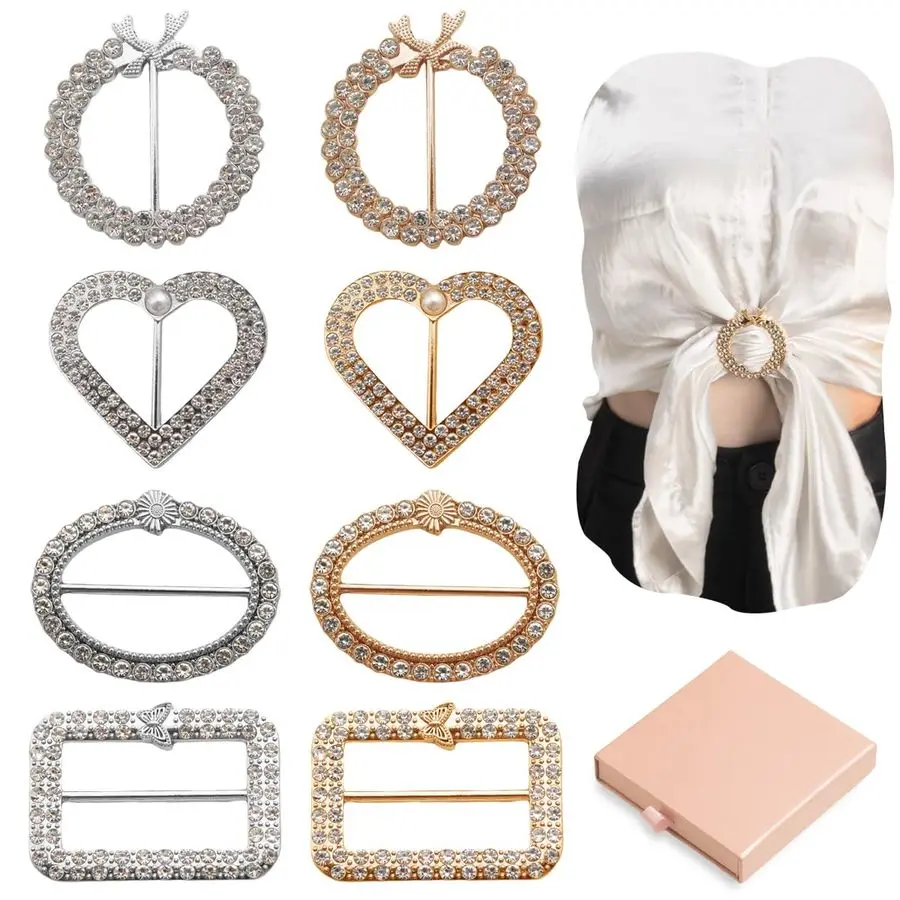 Pack Scarf Ring ClipShirt Clips for Women Clothing,Fashion Metal Shirt Ties Clips for Women, Cinch Clips for Loose Clothes Corne
Pack Scarf Ring ClipShirt Clips for Women Clothing,Fashion Metal Shirt Ties Clips for Women, Cinch Clips for Loose Clothes Corne