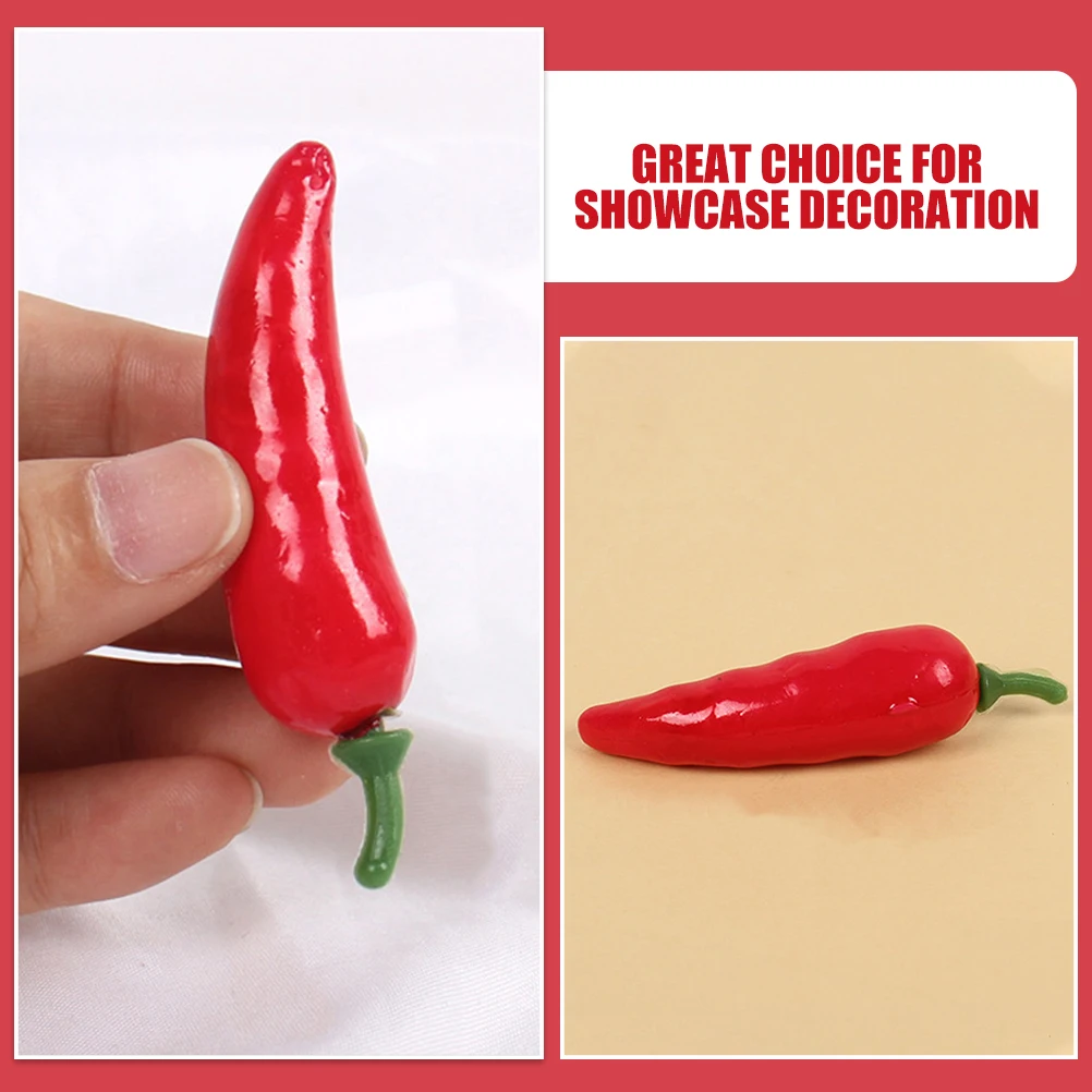 25pcs Mini Pepper Simulated Vegetables Artificial Chili Decor Fake Peppers Model Room Display Home Decoration Photography Props
25pcs Mini Pepper Simulated Vegetables Artificial Chili Decor Fake Peppers Model Room Display Home Decoration Photography Props