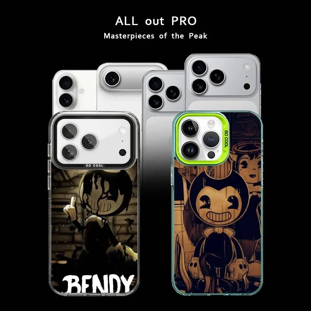 Bendy And The Ink Machines Phone Case For iPhone17,16,15,14,13,12,11 Pro Max Blcak Matte Shockproof Cover
Bendy And The Ink Machines Phone Case For iPhone17,16,15,14,13,12,11 Pro Max Blcak Matte Shockproof Cover