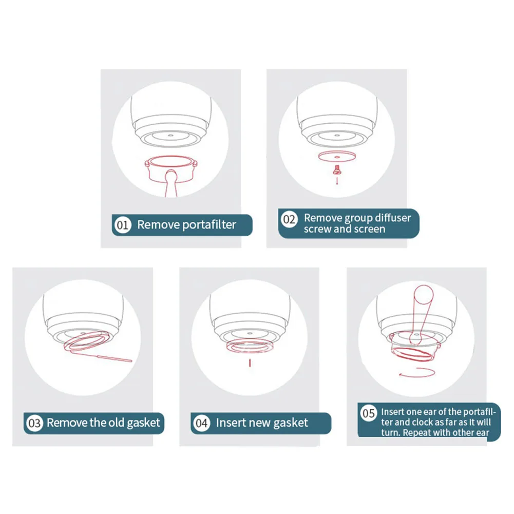 Coffee Machine Silicone Brew Head Gasket O-Ring seal rings Professional Part Seal For DeLonghi EC685/EC680/EC850/860 Accessory
Coffee Machine Silicone Brew Head Gasket O-Ring seal rings Professional Part Seal For DeLonghi EC685/EC680/EC850/860 Accessory