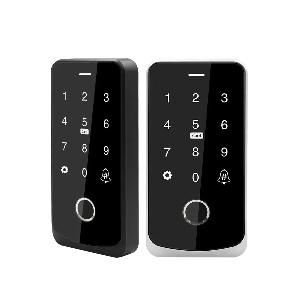 Tuya Bluetooth Backlit Touch Access Control Keypad IP65 Waterproof RFID 13.56MHz Keyboard Biometric Fingerprint Door Opener
Tuya Bluetooth Backlit Touch Access Control Keypad IP65 Waterproof RFID 13.56MHz Keyboard Biometric Fingerprint Door Opener